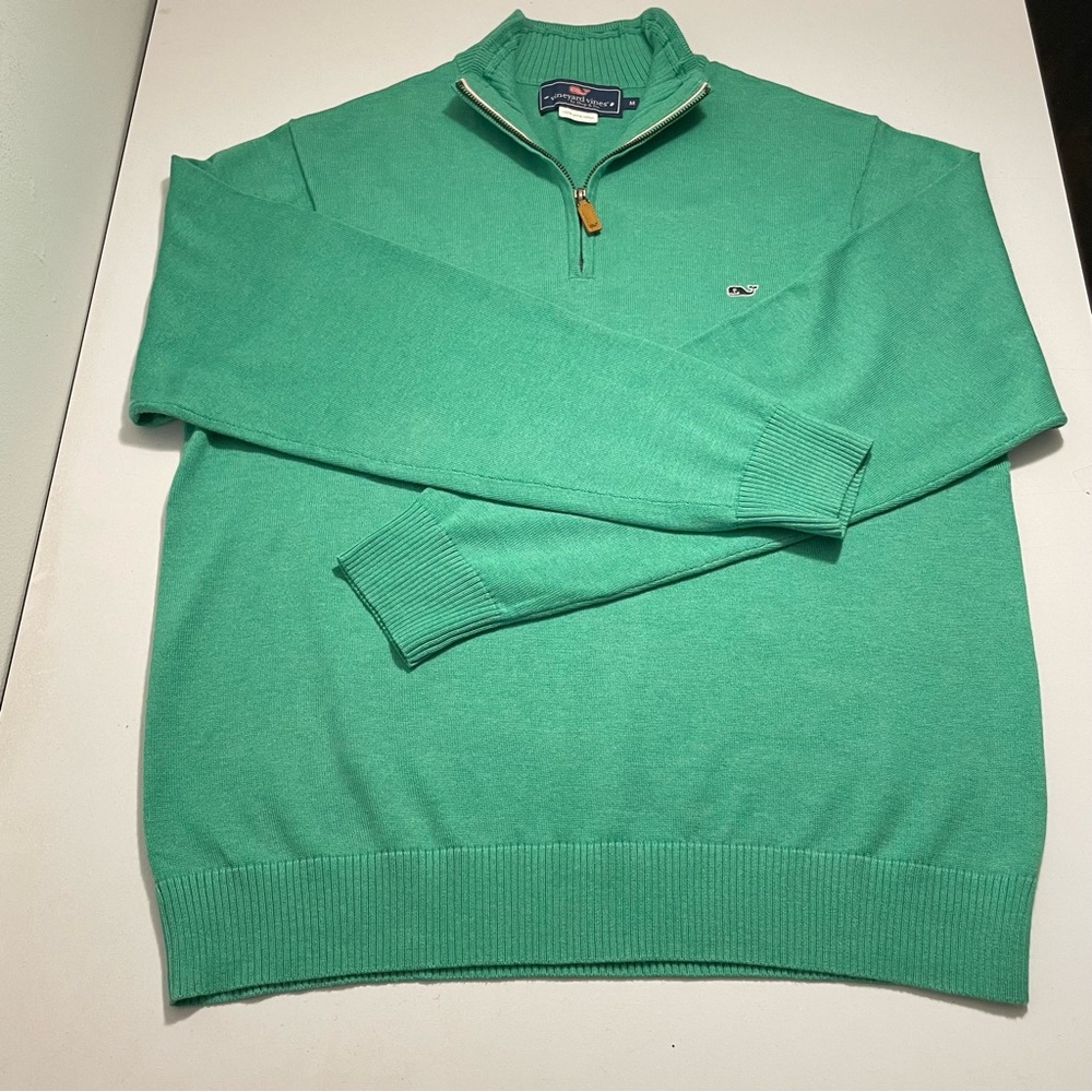 Vineyard Vines Long Sleeve Quarter Zip Sweater Lightweight